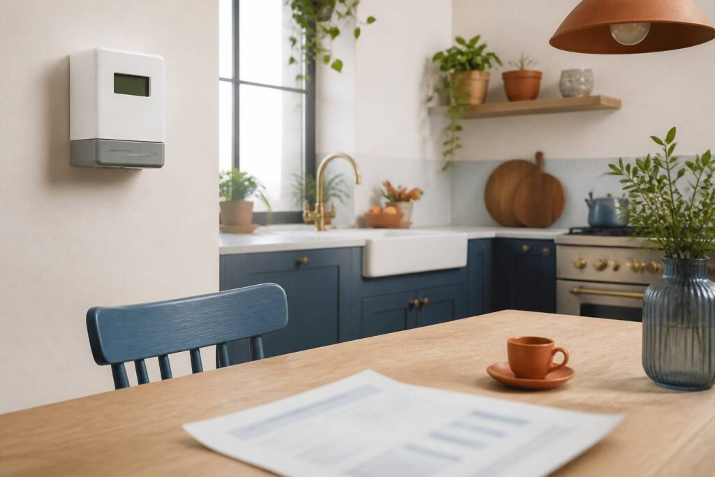 Facture d'énergie générique avec compteur électrique mural