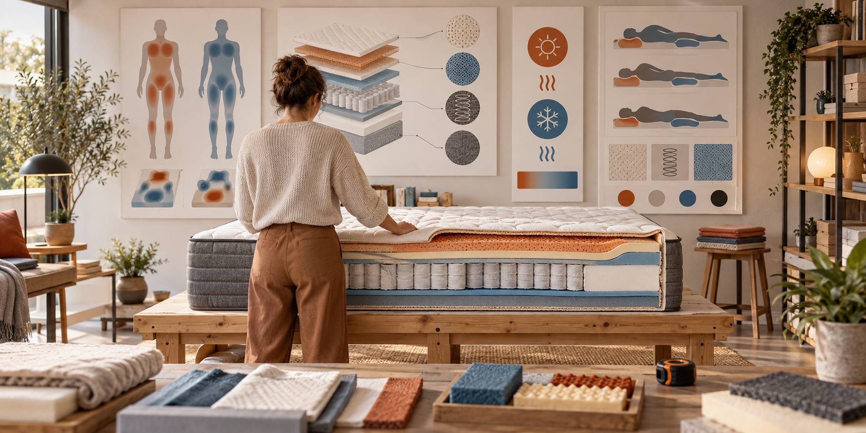 Illustration éditoriale du sujet : Esplora il comfort unico dei materassi IKEA