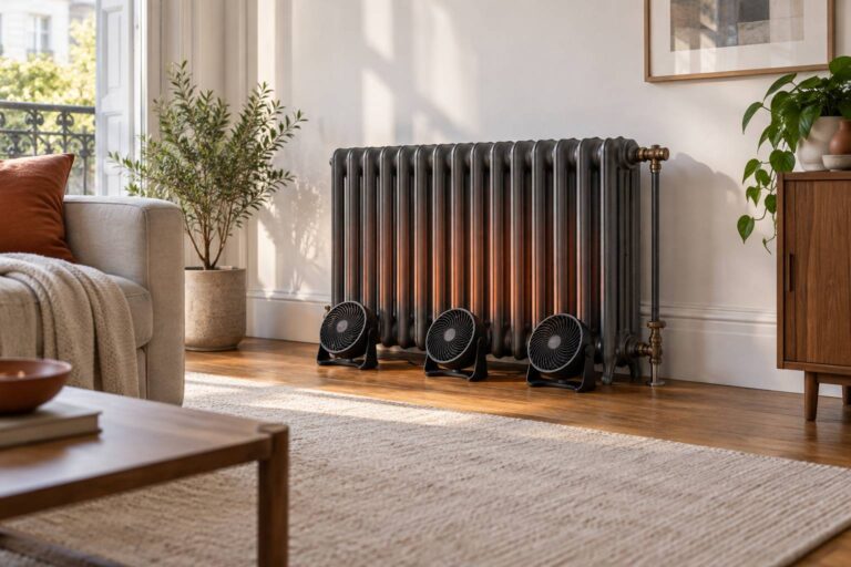 Il meccanismo dei ventilatori che amplificano il calore dei termosifoni
