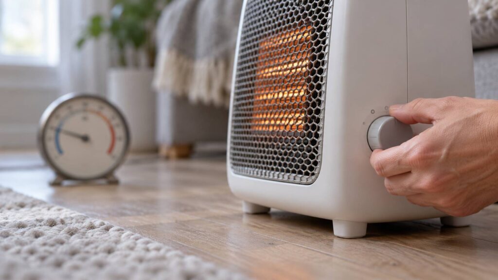 Illustration de détail sur le sujet : Stufa Fast Heater: il test rivela prestazioni deludenti e bassa efficienza